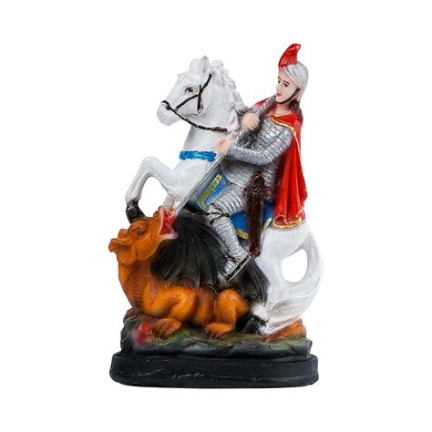 Buy Newven St George Showpiece Idol Christian Statues Catholic Saint ...