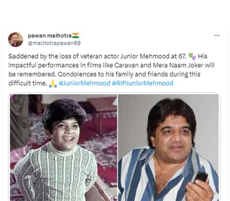 Veteran Actor Junior Mehmood Loses Battle to Stomach Cancer