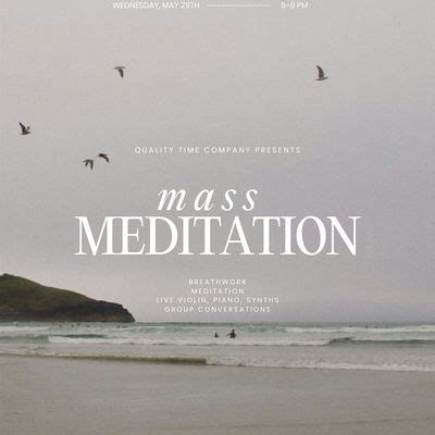 Mass Meditation: Deep Breaths and New Friends, Logan Square Auditorium ...