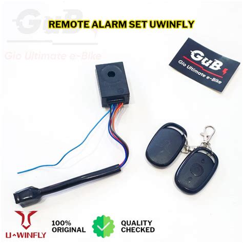 Jual Remote Alarm Sepeda Listrik Uwinfly Tipe Baru / Alarm Set Sepeda ...