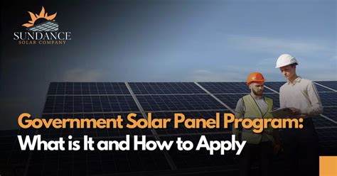 Government Solar Panel Program 的图像结果