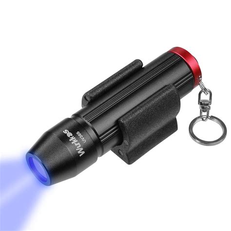 Wurkkosuv Flashlight 365nm Black Light With Adhesive Mini Ultraviolet ...