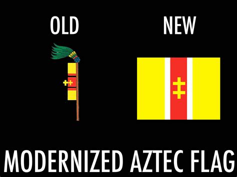 Modernized Aztec Flag : r/vexillology