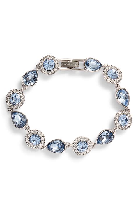 Lyst - Givenchy Crystal Flex Bracelet in Blue