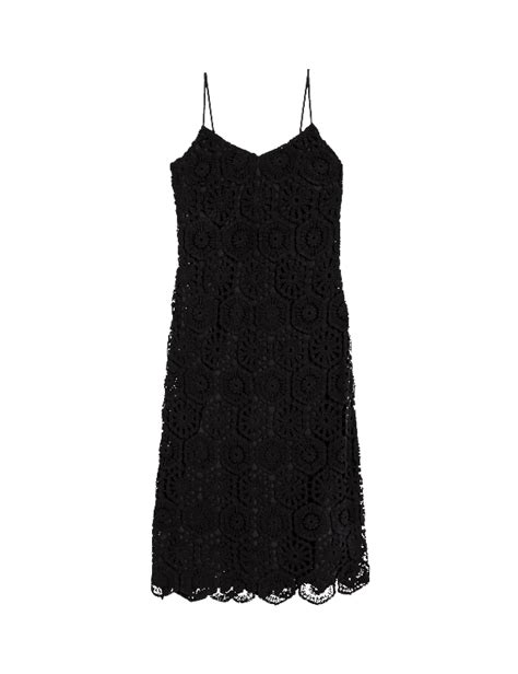 Buy Cotton Rich Textured Midi Slip Dress at Marks & Spencer