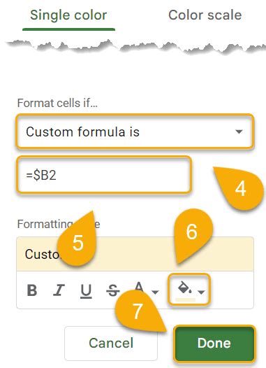 Conditional Formatting Sheets 的图像结果