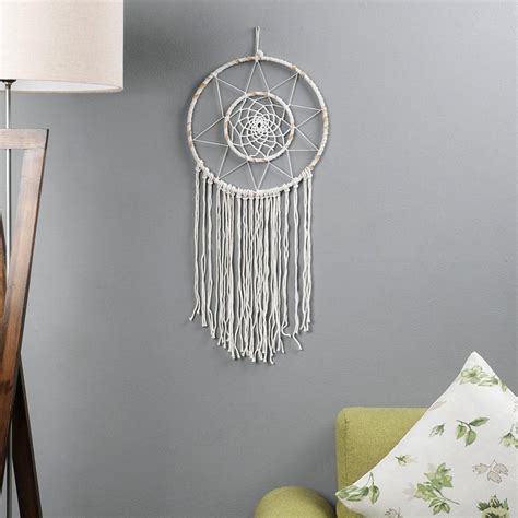 The Decor Mart Handcrafted Macrame Dream Catcher - Natural