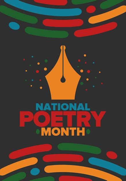 National poetry month poetry festival in the united states literary ...