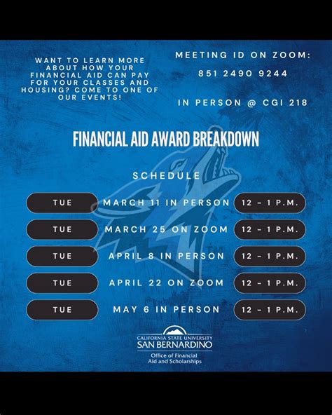 CSUSB Financial Aid | Yotes!! We are offering in person workshops for the 25/26 FAFSA/CADAA ...
