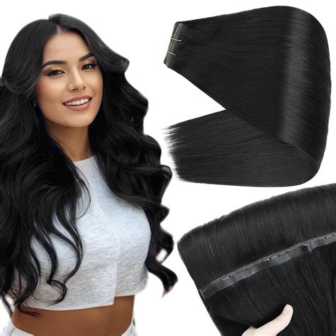 Amazon.com : Full Shine Butterfly Weft Hair Extensions Human Hair Color ...