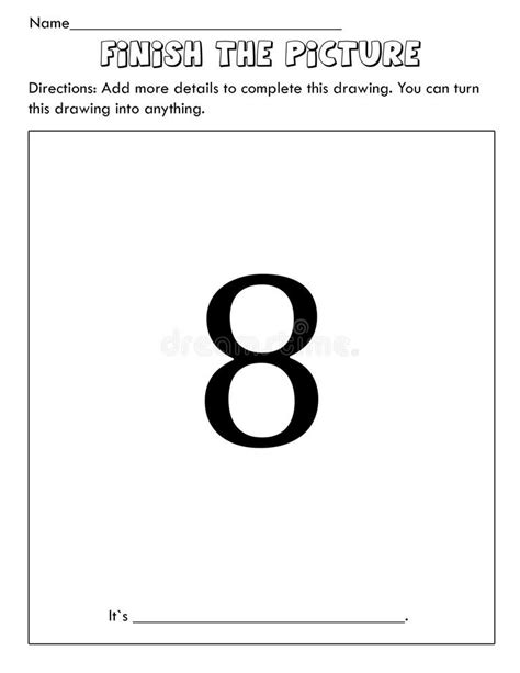 Image result for Number 8 Drawing