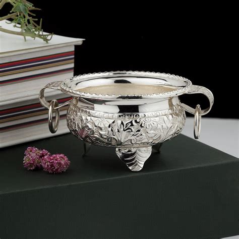 Completely handcrafted, made in brass, silver plated and lacquered ...