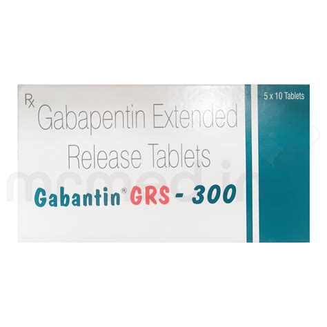 Buy Gabantin GRS 300mg Tablet Online: View Uses and Side Effects