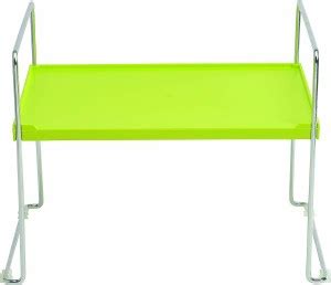 Xllent Utensil Kitchen Rack Plastic Flexi Shelves Single Step Green ...