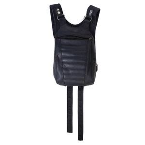 Buy Leather Backpack Black, Shoulder Carry on Bag, Backpack School ...