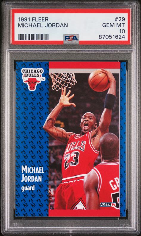 Michael Jordan 1991 Fleer #29 Base PSA 10 Price Guide - Sports Card ...