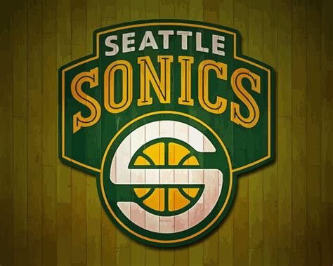 Seattle Supersonics Logo Diamond Painting - DiamondPaintingKitsCanada.COM