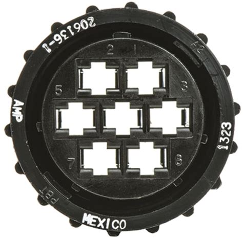 206136-1 TE Connectivity | TE Connectivity Circular Connector, 7 ...
