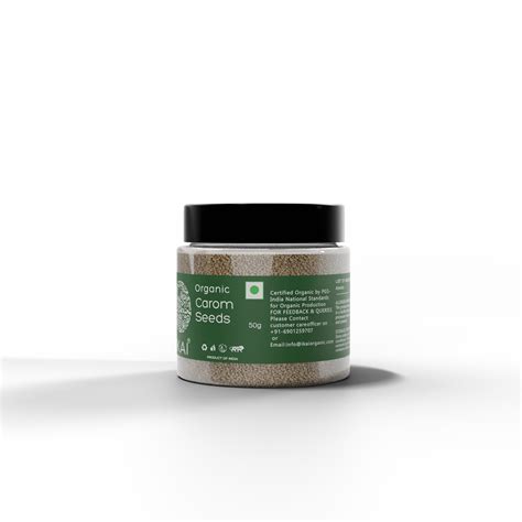 Buy Organic Carom Seeds (Ajwain) 50g – Pure Spice – IKAI ORGANIC
