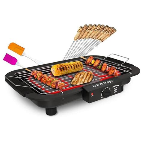Buy Curvescape 2000W Griller Barbeque Grill With Temperature Control ...