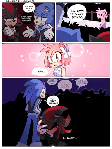 sonic the hedgehog, amy rose, and shadow the hedgehog (sonic) drawn by ...