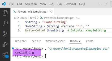 PowerShell. Remove From String 的图像结果