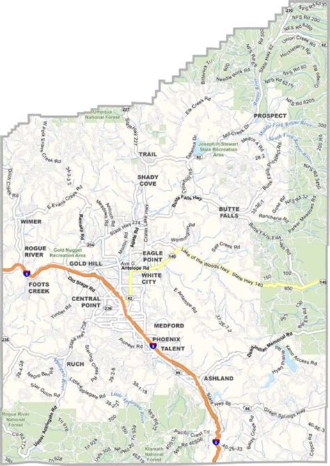 Prospect Oregon Map 的图像结果
