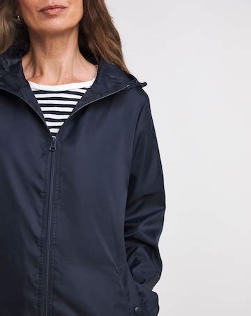 Navy Pac-A-Mac Raincoat | Ambrose Wilson