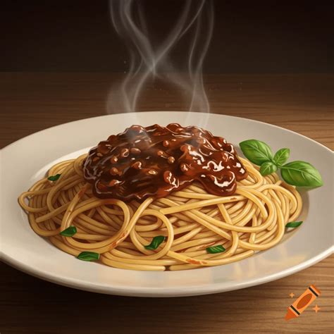 A plate of penne and spaghetti pasta topped with red sauce and fresh ...