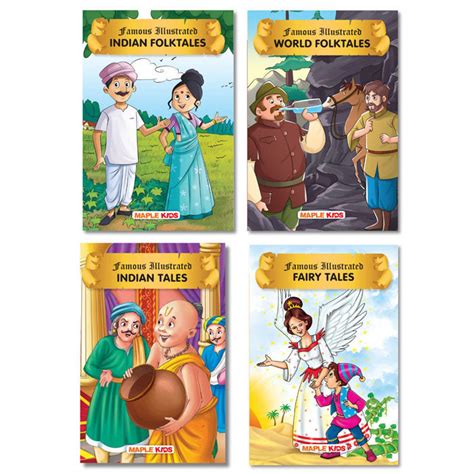 Folk Tales (Set of 4 Books) - Indian FolkTales, Indian Tales, World Fo ...
