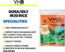 Vmd IR20 IDLY/DOSA RICE - 1 Kg Idli Rice (Medium Grain, Boiled) Price ...