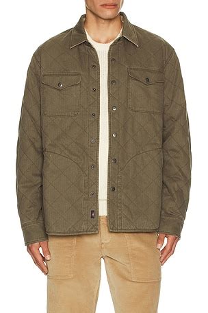 Faherty Dgf Reversible Bondi Jacket in Dried Palm & El Dorado Springs ...