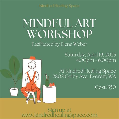 Mindful Art Workshop, Kindred Healing Space, Colby Avenue, Everett, WA ...