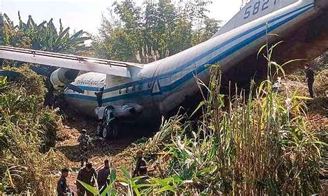 Myanmar plane for repatriation of soldiers crashes at Mizoram airport ...