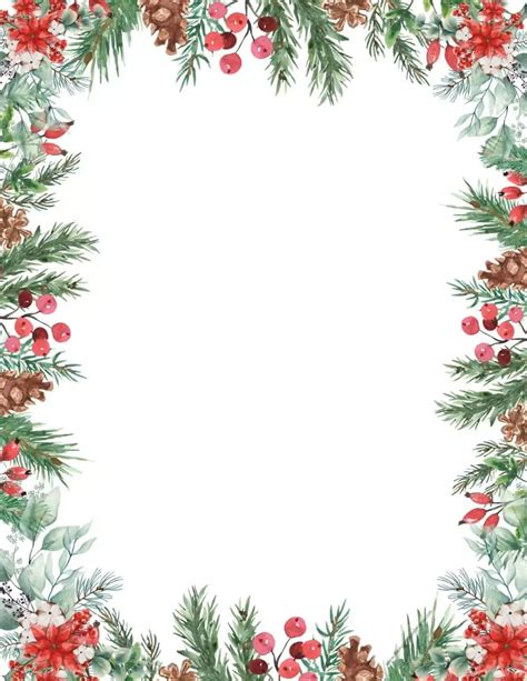 Free Christmas Border Printables - Printable Calendars AT A GLANCE
