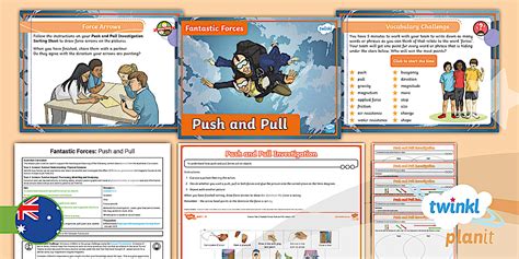 Year 4 Science Fantastic Forces Lesson 1 Push and Pull