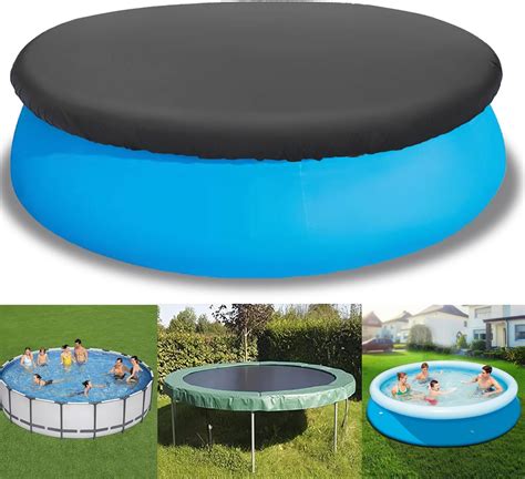 Amazon.com : 18ft Inflatable Elastic Round Swimming Pools Cover for ...