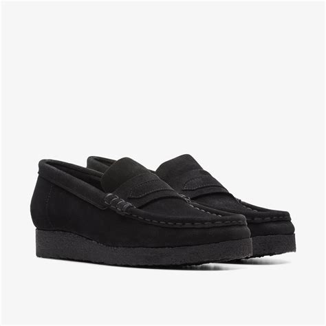 Womens Wallabee Loafer Black Suede Shoes Loafers Wallabee | Clarks Outlet