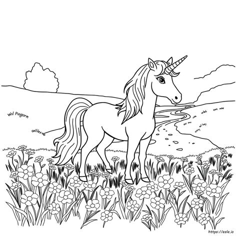 Unicorn Coloring Pages Free