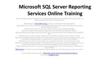 Image result for SQL Server Reporting Services Training