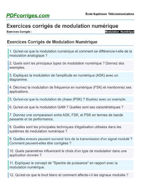 Modulation Exercices 的图像结果