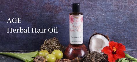 AGE Natural Herbal Hair Oil For Long and Thick Hair – Aromatic Garden ...