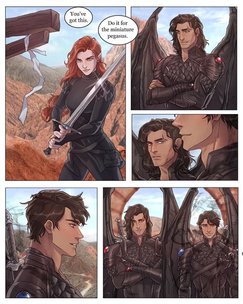 ACOSF Chapter 60 Art Comic featuring Gwyn, Cassian, and Azriel (part 1 ...