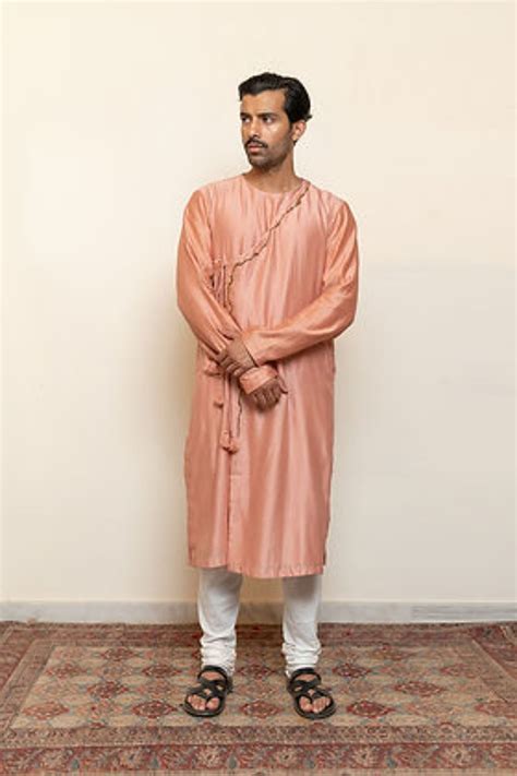 Nirjara - Pearl Pink Rooman Kurta - Elahe