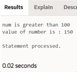 Image result for PL/SQL If Else Example