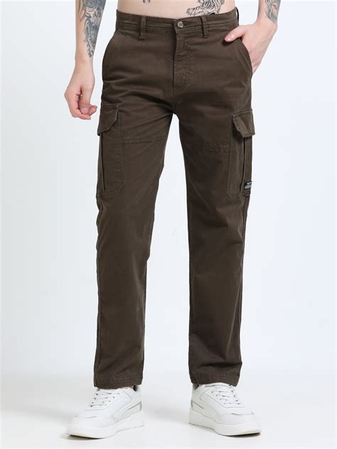 Men Brown Cargo Pants – FYVA