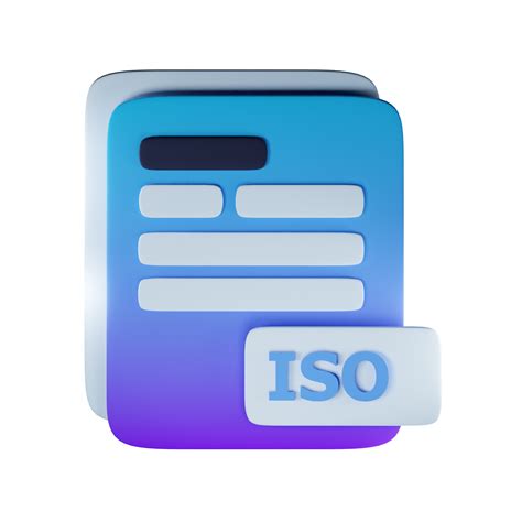 3d iso file extension document illustration concept icon 23741756 PNG