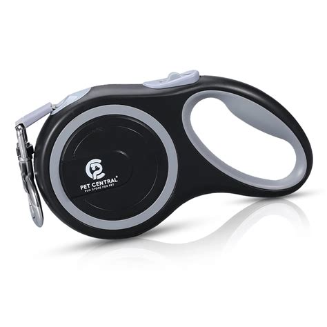 Pet Central Retractable Dog Leash - 16 Feet Quick-Lock Nylon Tape Dog ...
