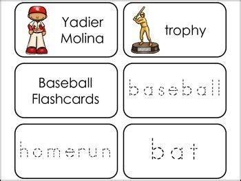 Baseball Flashcard 的图像结果