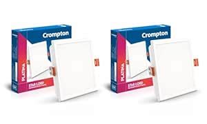 Crompton Star Lord | Recessed Ceiling Lights | 20W | Square | Natural ...